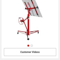 Drywall lift used once