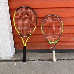  Tennis Rockets 1 For  $ 10, 2 Rockets For $15