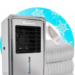 Bed Cooling System + 100% Cotton Cooling Mattress Topper for Night Sweats + Water Bed Cooler Ideal for Hot Sleepers - Twin 75” L x 39” W + 5-Year Warr