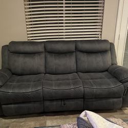 Couch W/ 2 Recliners