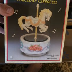 Musical Porcelain Carrousel