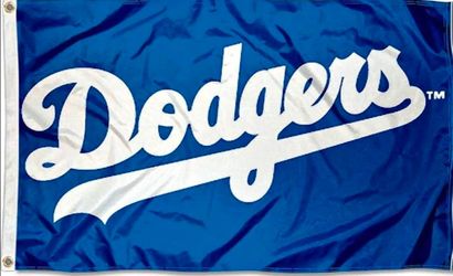 Dodgers Flag 5ftx3ft $20 Firm On Price