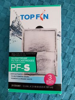 TopFin PF-S Filter Size