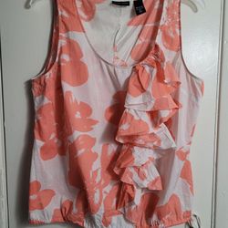 Ruffle Light Weight Tank Top
