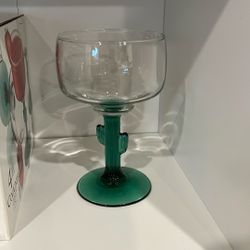 Libbey Cactus Margarita Glasses