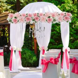 18 inch Pack of 6 Artificial Flower Table Centerpieces -NEW (1566/3)