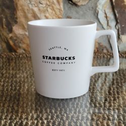 STARBUCKS Seattle WA Coffee Co, Barista Style 18 fl oz Coffee Mug
