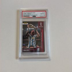 2022 PANINI INSTANT FIFA WORLD CUP QATAR #118 LIONEL MESSI PSA 10