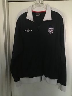 Team England National Soccer Training Jacket By "Umbro"...Size (Large)...NEW...
