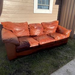 Vintage Orange With Red Sofá 