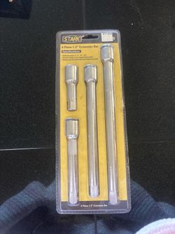 New 4pc 1/2” Extension Bar Set