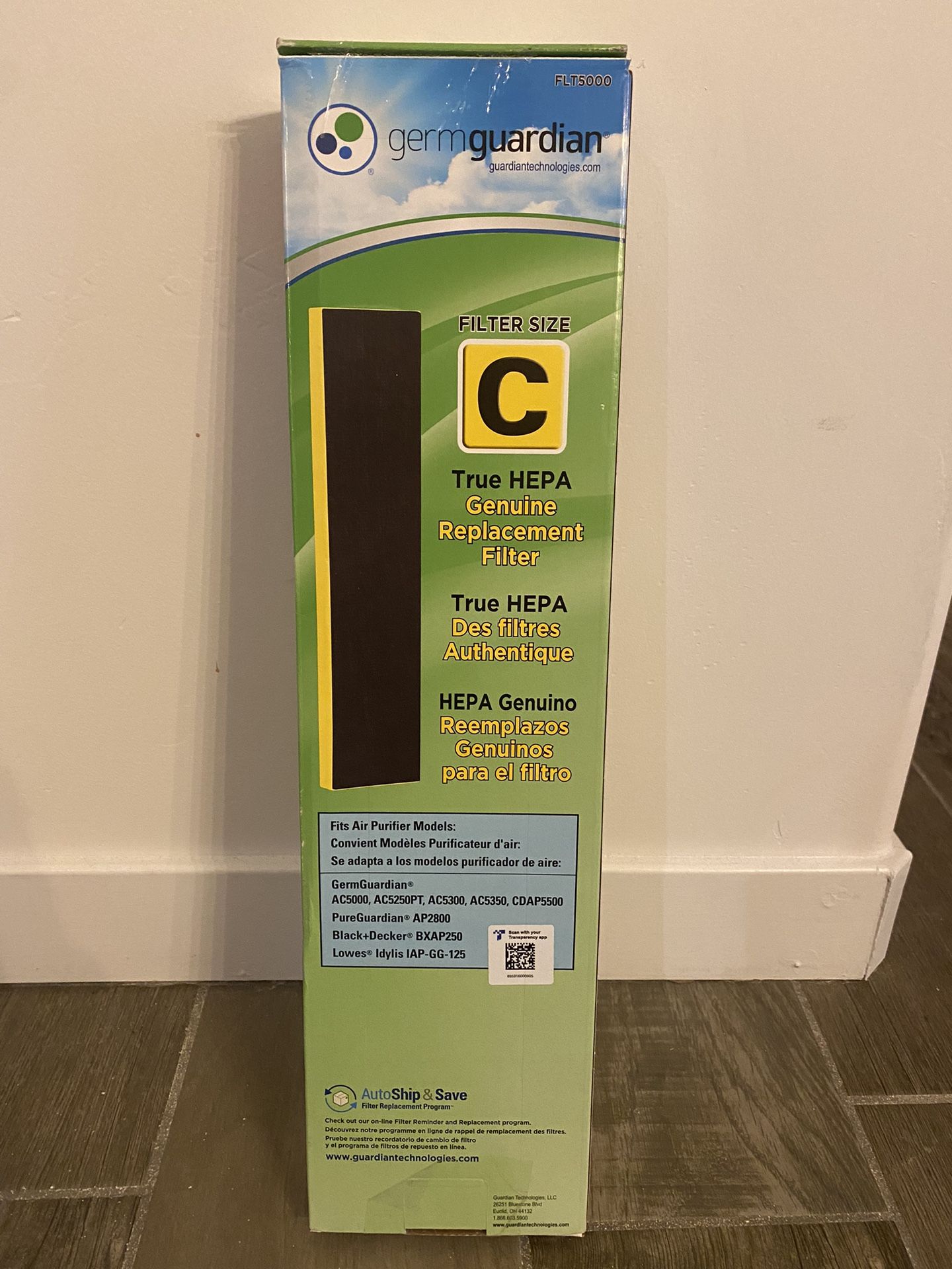 Germ Guardian HEPA Filter - Size C