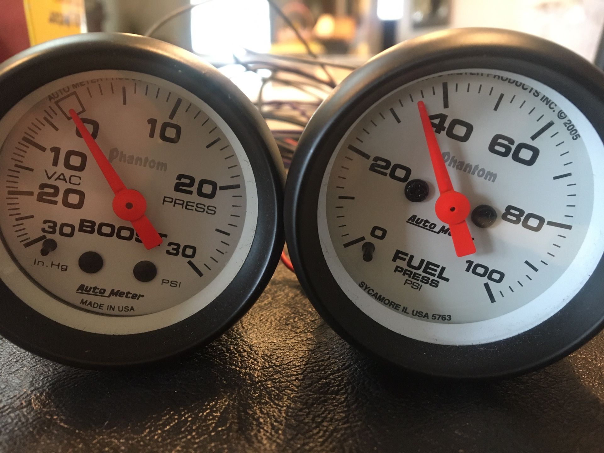 Auto Meter Gauges.