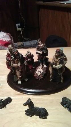 Vintage manger scene