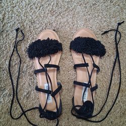 Lace up sandals bx40