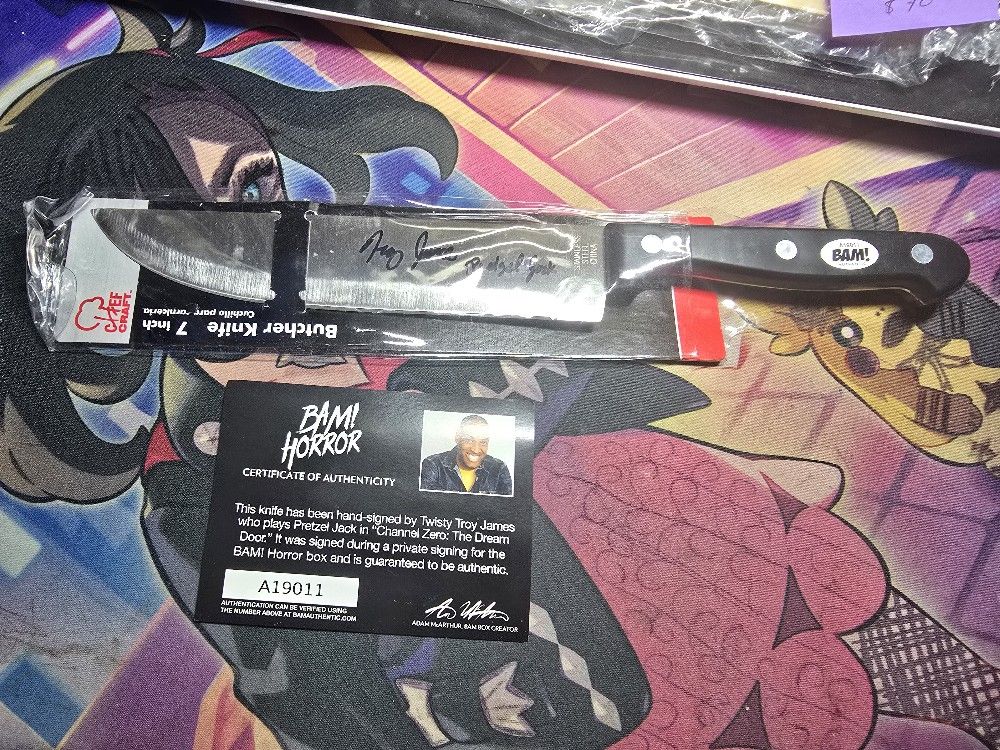 Bam Box Horror Troy James Pretzel Jack Signed