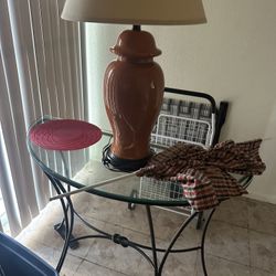 2 Glass Tables 