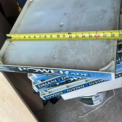 6 Plastic Shelves NO LEGS