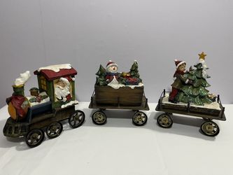 3 Pc. Resin And Metal Christmas Express 