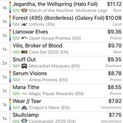 MTG Singles TCG Prices