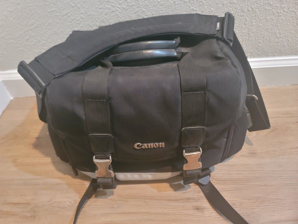 Canon 200DG Deluxe SLR Camera Bag Shoulder Carry Case Adjustable Strap Black