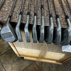 Golf, LEFT HAND / Womens, light flex, Irons 3-pw, Metal Woods 1 & 3, with GR88 bag, Carry / stand w double straps. All for $169 