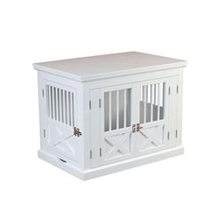 zoovilla Triple Door Medium Dog Crate zoovilla Merry Products Triple Door Medium Dog Crate, Color White