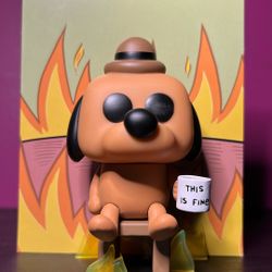 “This is fine” Dog meme funny Funko Pop