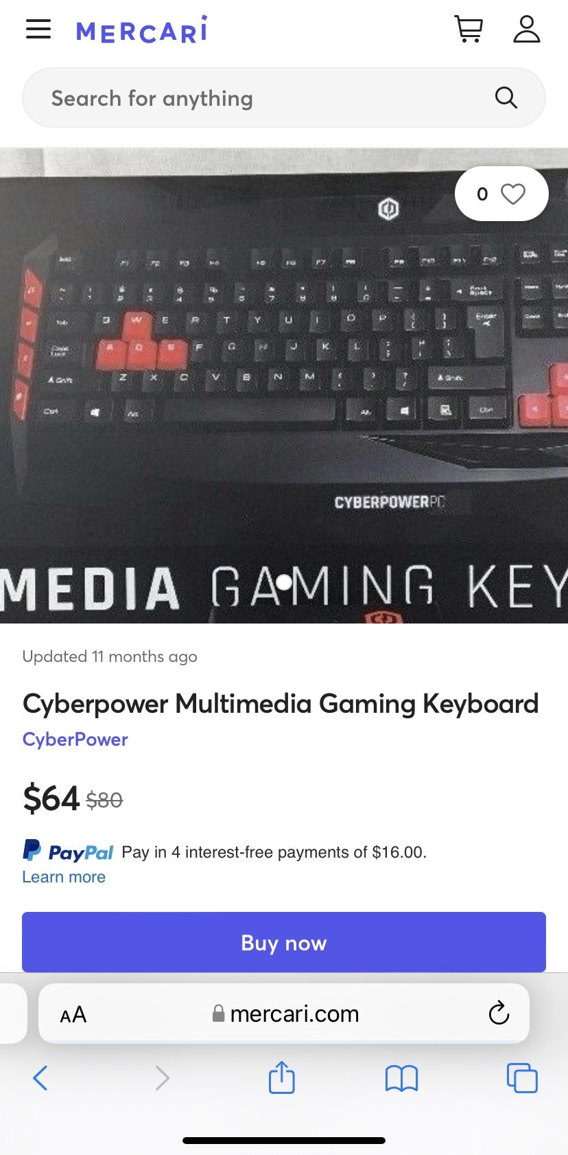 Gaming Keyboard I Buy power