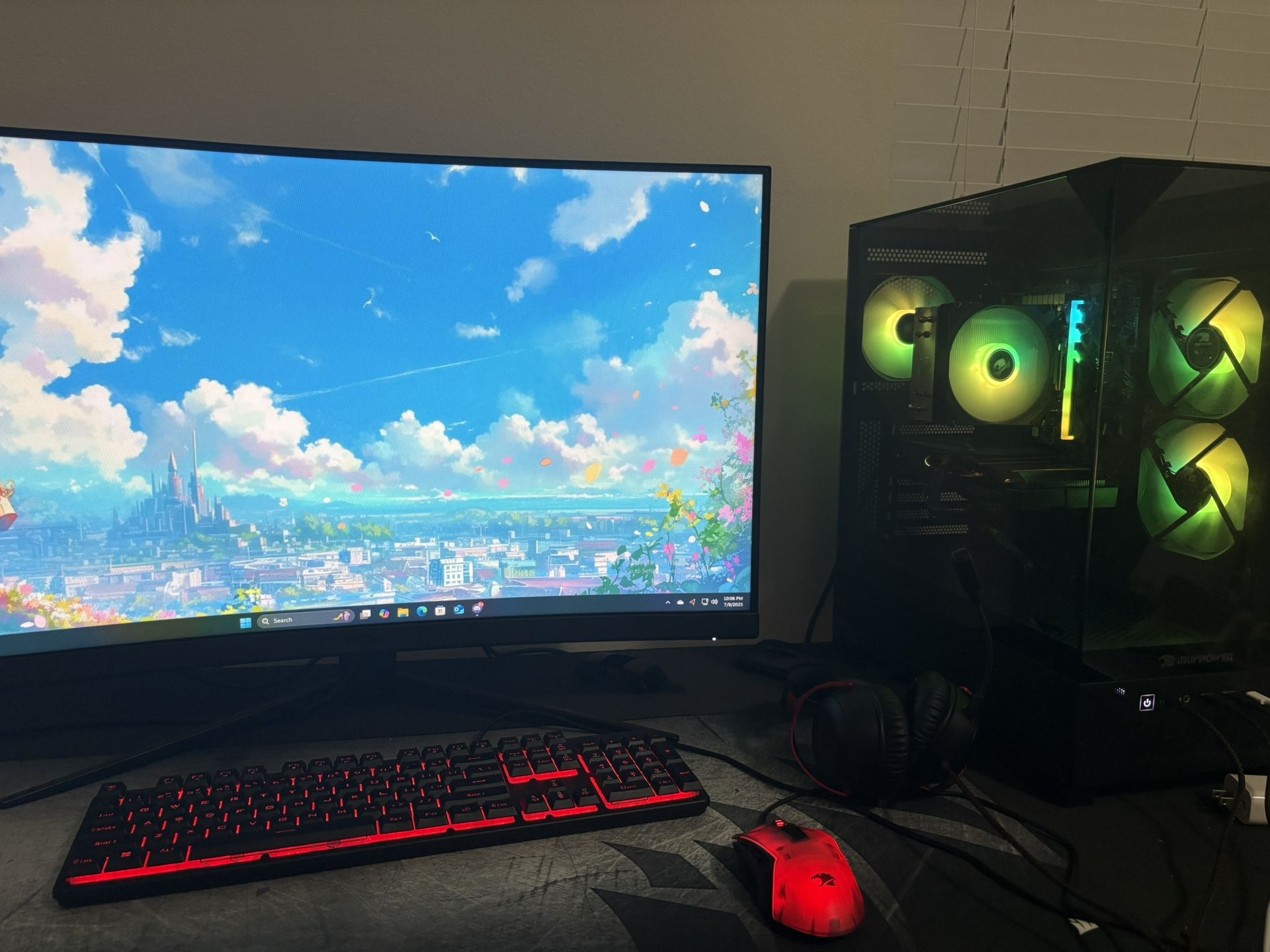 gaming setup