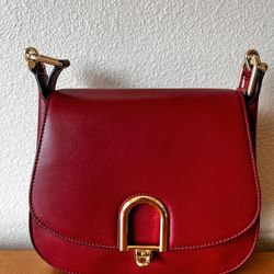 Classic MK Leather Crossbody Purse