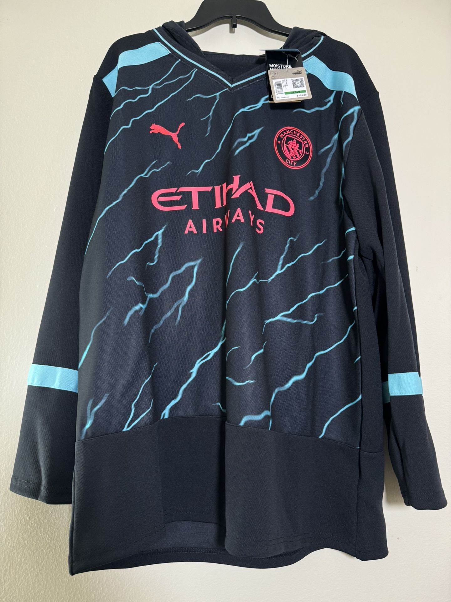 Puma Manchester City Pullover Size Large Men New 