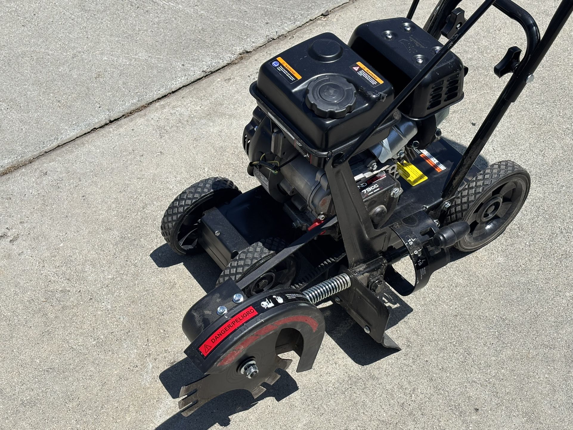 Gas Lawn, Edger, And Ryobi 18 V Mower Self Propel