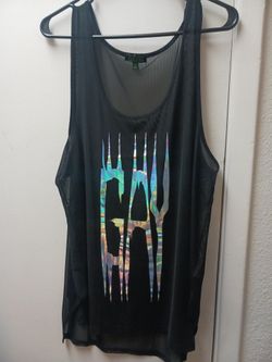 Club EXX Mesh Tank Top sz L