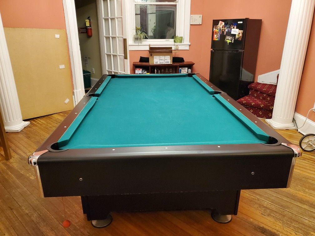 Pending pickup: pool table 8ft bt 4ft with pingpong conversion