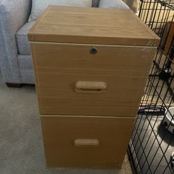 Wood Filing Cabinet