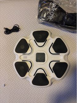 Music Boxing Machine for Adults, Smart Interactive Music Punching Machine w/gloves - NEW IN BOX