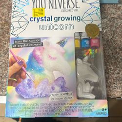 Crystal Growing Unicorn