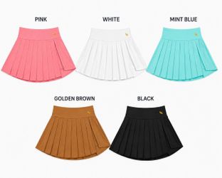 Women's Pleated Skort with Pocket Tennis Golf Pickleball Athletic Skirt