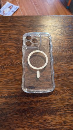 Sparkly Clear Ribbed iPhone 16 Pro Max Phone Case