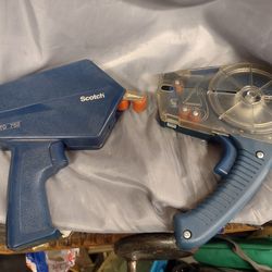 2 Scotch tape dispensers use for double sided tape & 3 rolls of double sided