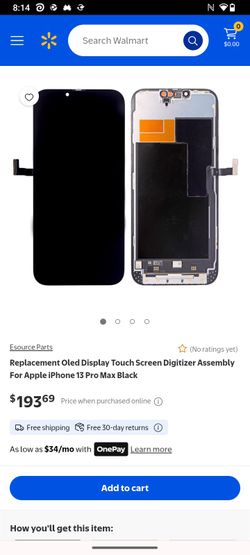 iPhone 13 Pro Max OLED Screen Replacement Assembly