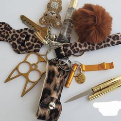 Leopard Keychain Safety