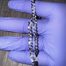 Silver Cuban Link Bracelet