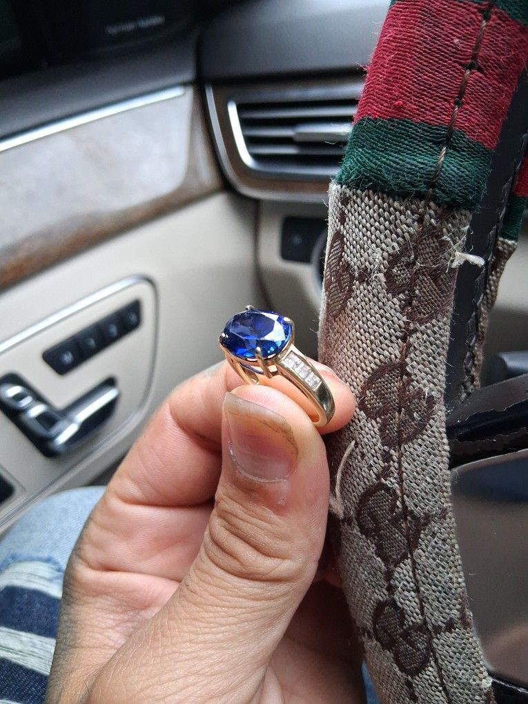 10K Sapphire Ring