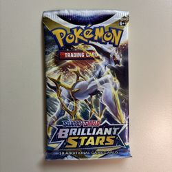 4 Brilliant Stars Booster Pack pokémon TCG sword and shield