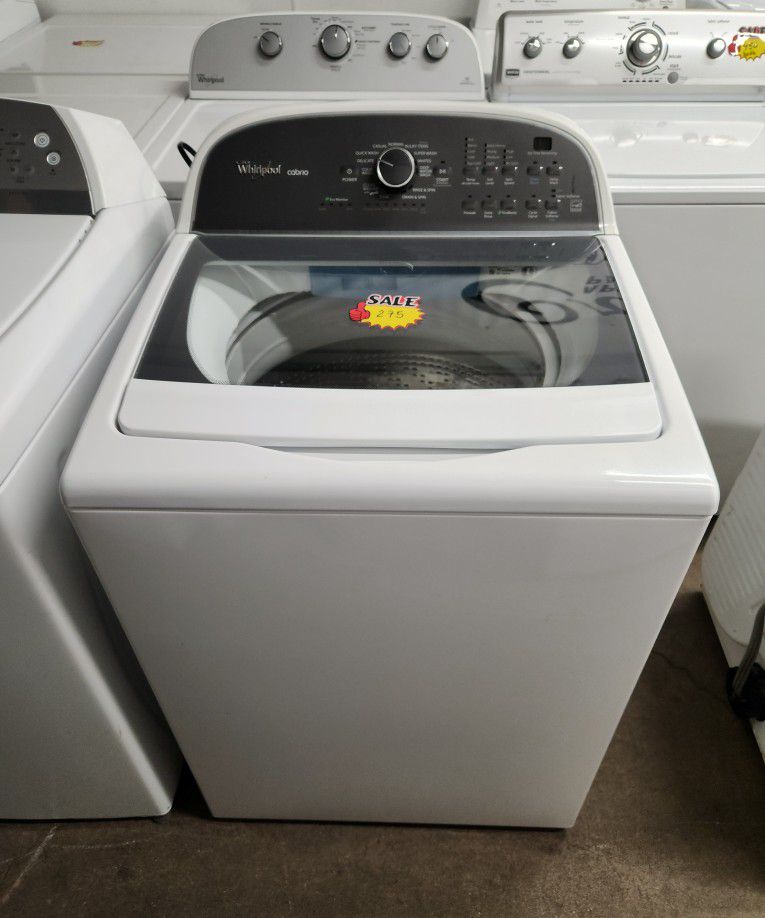 WHIRLPOOL CABRIO WASHER DELIVERY IS AVAILABLE AND HOOK UP 60 DAYS WARRANTY 