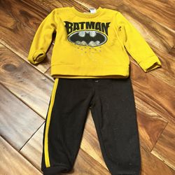 Baby boy Batman sweat outfit. Size 18 months. 