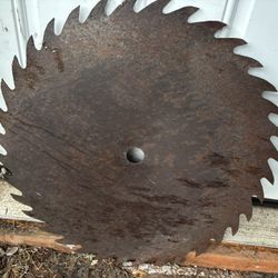 Vintage Sawmill Blade 