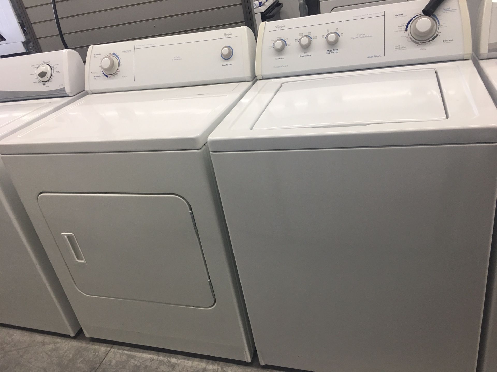WHIRLPOOL WASHER AND DRYER SET!